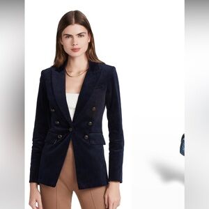 Nwt Veronica Beard navy corduroy Gaya Dickey jacket